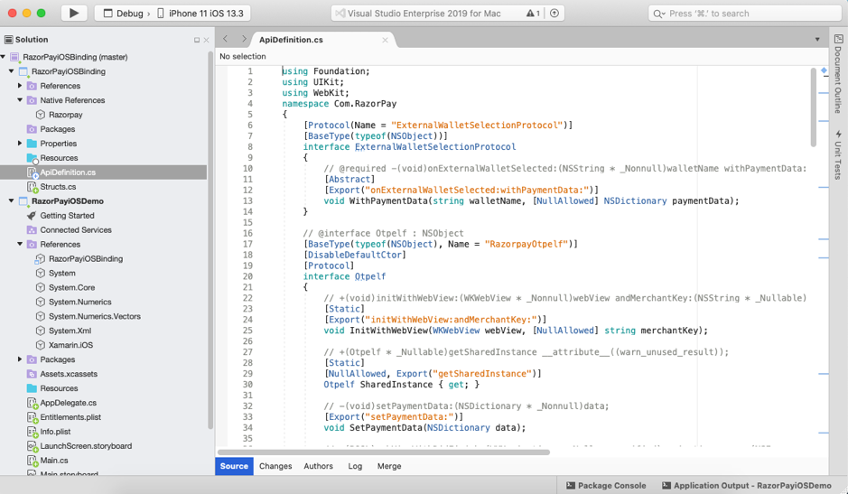 Creating Xamarin iOS Binding For Razorpay Payment Gateway